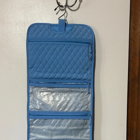 Vera Bradley Sky Blue Hanging Cosmetic Bag - Picture 9 of 12